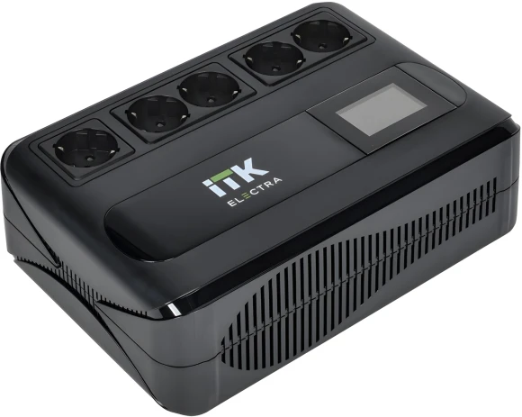 Источник бесперебойного питания ITK Electra ELT5-800VA-1-001 480Вт 800ВА черный