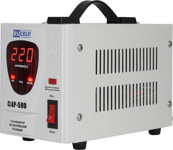 Стабилизатор напряжения Rucelf СтАР-500 0.5кВА однофазный белый