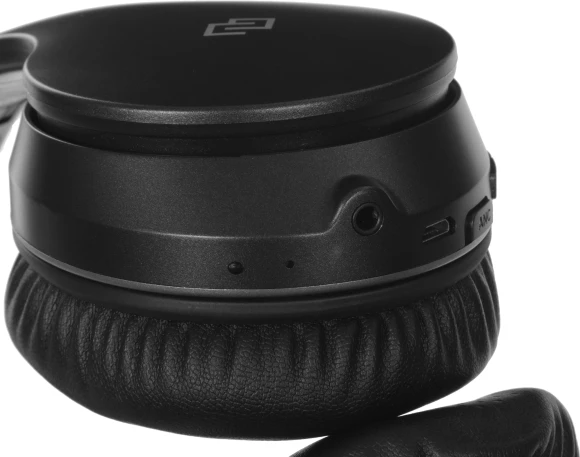 Гарнитура накладные Digma BT-19 ANC черный беспроводные bluetooth оголовье (BT19)