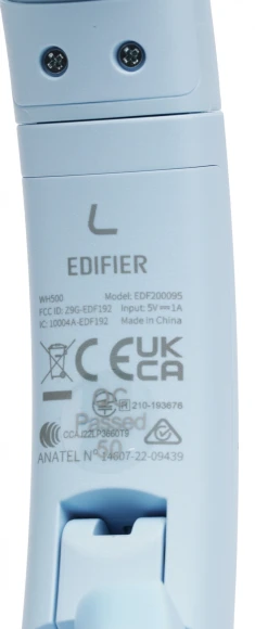 Гарнитура накладные Edifier WH500 синий беспроводные bluetooth оголовье Гарнитура накладные Edifier WH500 синий беспроводные bluetooth оголовье