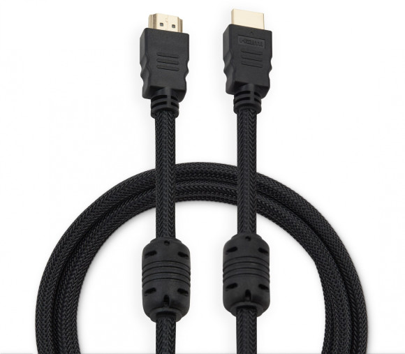 Кабель аудио-видео Buro HDMI (m)/HDMI (m) 5м. феррит.кольца позолоч.конт. черный (HDMI-V1.4-5MC) Кабель аудио-видео Buro HDMI (m)/HDMI (m) 5м. феррит.кольца позолоч.конт. черный (HDMI-V1.4-5MC)