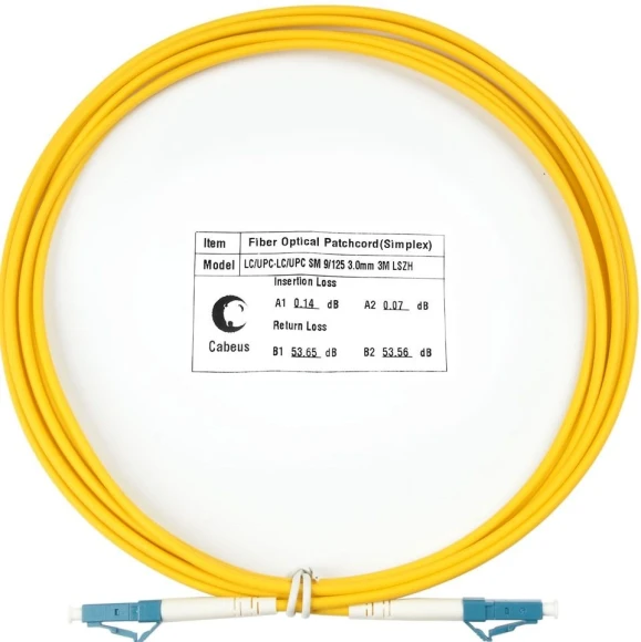 Патч-корд Cabeus FOP(S)-9-LC-SC-3M 1x9/125 OS2 LC-SC 3м LSZH желтый Патч-корд Cabeus FOP(S)-9-LC-SC-3M 1x9/125 OS2 LC-SC 3м LSZH желтый