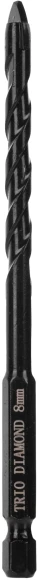 Сверло Trio-Diamond 430108 по керамогр/плит/кирп Д=8мм для дрелей/перфораторов Сверло Trio-Diamond 430108 по керамогр/плит/кирп Д=8мм для дрелей/перфораторов