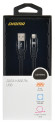 Кабель Digma LIGHT-2M-BRAIDED-BLK USB (m)-Lightning (m) 2м черный