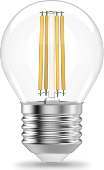 Лампа филам. Gauss Filament 10Вт цок.:E27 шар 220B св.свеч.бел.теп. (упак.:1шт) (52210)
