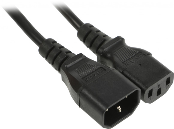 Шнур питания Hyperline PWC-IEC13-IEC14-5.0-BK C13-С14 проводник.:3x1.0мм2 5м 230В 10А (упак.:1шт) черный Шнур питания Hyperline PWC-IEC13-IEC14-5.0-BK C13-С14 проводник.:3x1.0мм2 5м 230В 10А (упак.:1шт) черный