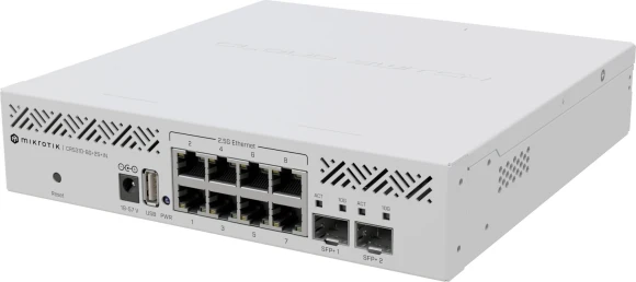 Коммутатор MikroTik CRS304-4XG-IN 1x1Гбит/с 4x10Гбит/с 1PoE управляемый