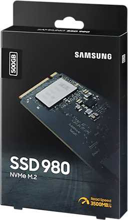 Накопитель SSD Samsung PCIe 3.0 x4 500GB MZ-V8V500BW 980 M.2 2280