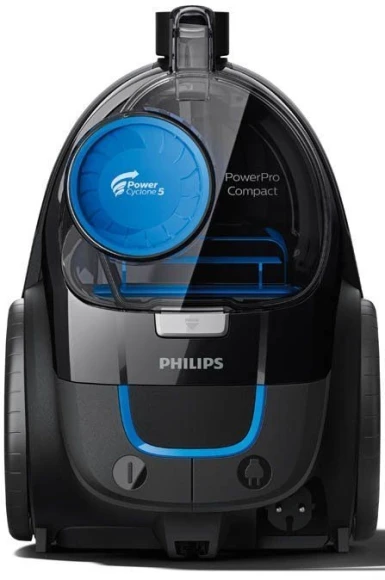 Пылесос Philips 3000 Series FC9331/09 900Вт черный/синий