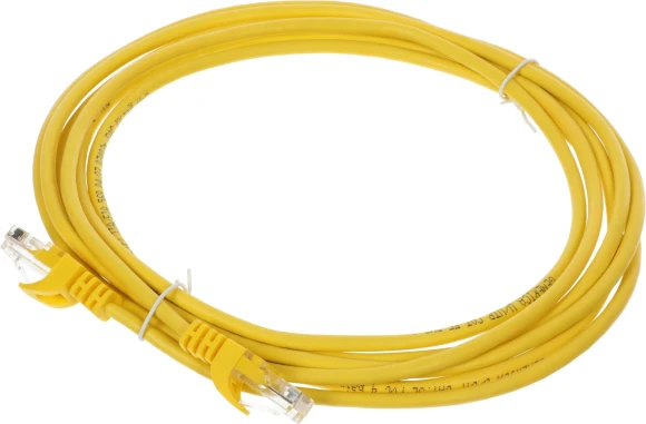 Патч-корд ITK Generica PC05-C5EU-3M-G U/UTP RJ-45 вил.-вилка RJ-45 кат.5E 3м желтый ПВХ Патч-корд ITK Generica PC05-C5EU-3M-G U/UTP RJ-45 вил.-вилка RJ-45 кат.5E 3м желтый ПВХ