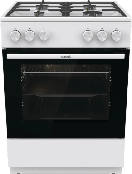 Плита Газовая Gorenje GG6A10WFFM белый (без крышки) реш.сталь