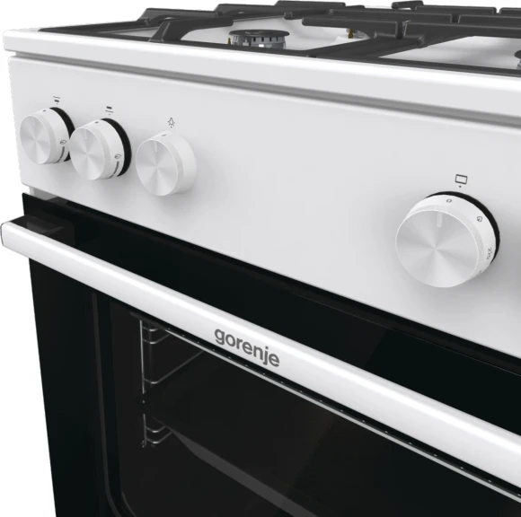 Плита Газовая Gorenje GG6A10WFFM белый (без крышки) реш.сталь