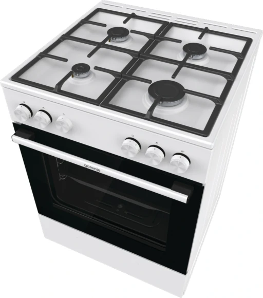 Плита Газовая Gorenje GG6A10WFFM белый (без крышки) реш.сталь
