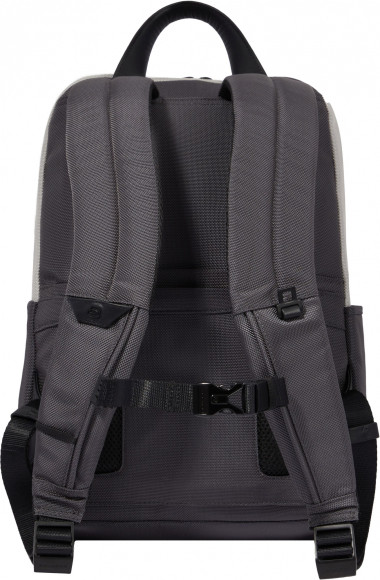 Рюкзак Piquadro Brief2 Special CA3214BR2S/GRN серый/черный нейлон/натур.кожа Рюкзак Piquadro Brief2 Special CA3214BR2S/GRN серый/черный нейлон/натур.кожа