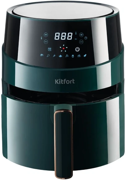 Аэрогриль Kitfort КТ-2222 3.5л 1500Вт зеленый Аэрогриль Kitfort КТ-2222 3.5л 1500Вт зеленый