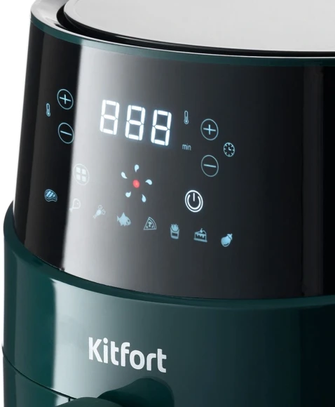 Аэрогриль Kitfort КТ-2222 3.5л 1500Вт зеленый Аэрогриль Kitfort КТ-2222 3.5л 1500Вт зеленый