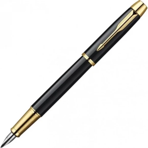 Набор ручек Parker IM Core FK221 (2093216) Black GT M сталь нержавеющая подар.кор. ручка перьевая, ручка шариковая