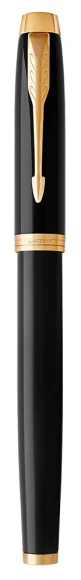 Ручка перьев. Parker IM Core F321 (1931645) Black GT F сталь нержавеющая подар.кор.