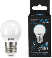 Лампа светодиодная Gauss 104101307 6.5Вт цок.:E14 свеча 220B св.свеч.бел.хол. (упак.:10шт) Лампа светодиодная Gauss 104101307 6.5Вт цок.:E14 свеча 220B св.свеч.бел.хол. (упак.:10шт)