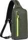 Рюкзак слинг Piquadro Corner 2.0 CA6466C2OW/VE зеленый полиэстер