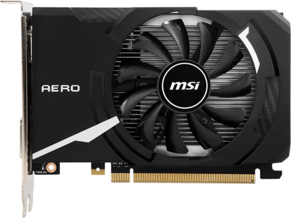 Видеокарта MSI PCI-E 3.0 GT 1030 AERO ITX 4GD4 OC NVIDIA GeForce GT 1030 4Gb 64bit DDR4 2100/2100 HDMIx1 HDCP Ret