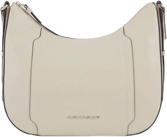 Сумка женская Piquadro Lyra BD4870W92T/BLU темно-синяя нейлон/натур.кожа