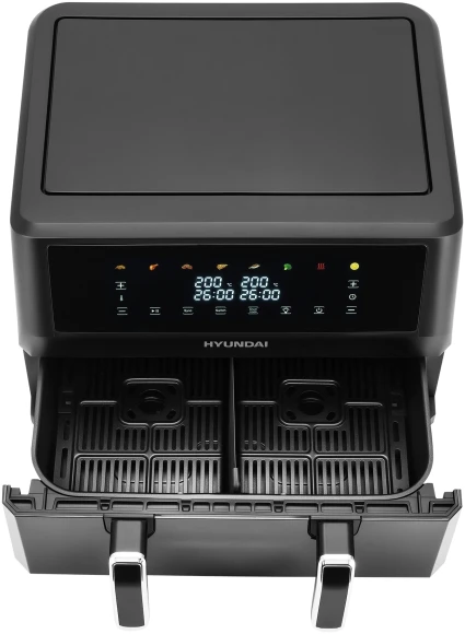 Аэрогриль Hyundai HYF-9089 2400Вт черный Аэрогриль Hyundai HYF-9089 2400Вт черный