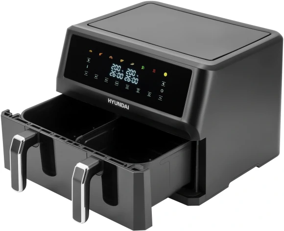 Аэрогриль Hyundai HYF-9089 2400Вт черный Аэрогриль Hyundai HYF-9089 2400Вт черный