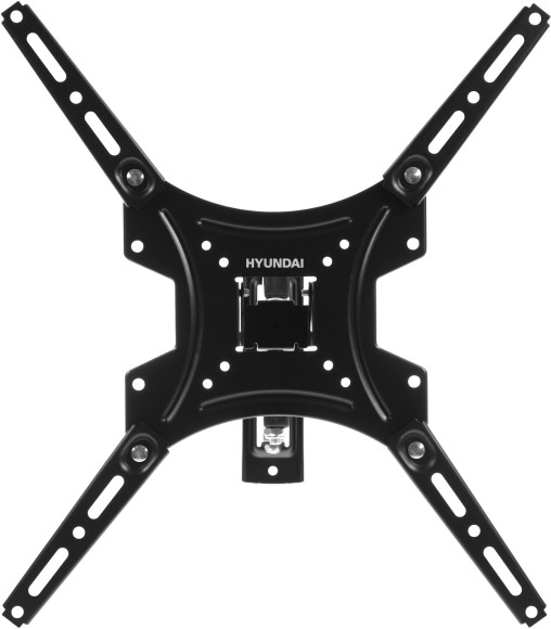 Кронштейн для телевизора Hyundai GL-N3 черный 20"-65" макс.25кг настенный поворотно-выдвижной и наклонный