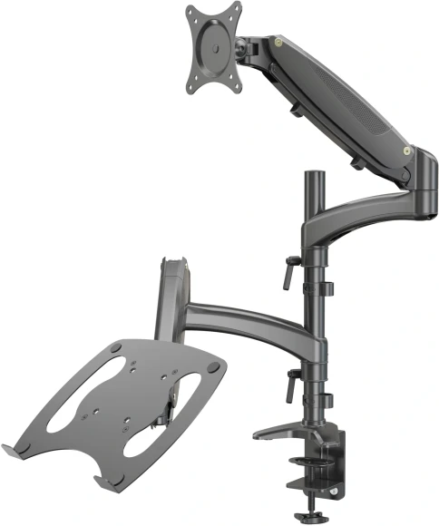 Кронштейн для монитора/ноутбука Cactus CS-VM-LH08-BK черный 13"-32" макс.16кг настольный поворот и наклон