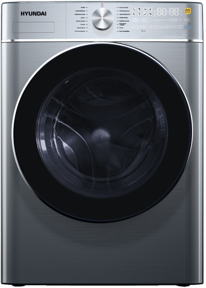 Стиральная машина Hyundai WME9413 класс: A++ загр.фронтальная макс.:10кг темно-серебристый инвертор