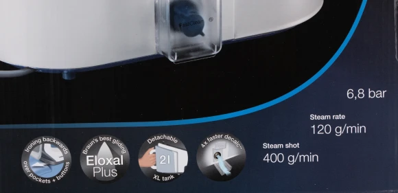 Парогенератор Braun IS5145WH 2400Вт белый/синий