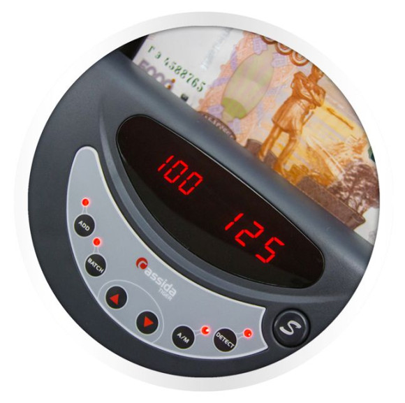 Счетчик банкнот Cassida Tiger I/IR рублевый Счетчик банкнот Cassida Tiger I/IR рублевый