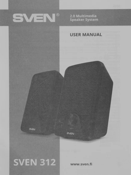 Колонки Sven 312 2.0 черный 4Вт Колонки Sven 312 2.0 черный 4Вт