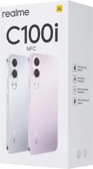 Смартфон Realme RMX5377 C100i 128Gb 4Gb серебристый моноблок 3G 4G 2Sim 6.74" 720x1570 Android 16 8Mpix 802.11 a/b/g/n/ac NFC GPS GSM900/1800 GSM1900 FM microSD max2048Gb Смартфон Realme RMX5377 C100i 128Gb 4Gb серебристый моноблок 3G 4G 2Sim 6.74" 720x1570 Android 16 8Mpix 802.11 a/b/g/n/ac NFC GPS GSM900/1800 GSM1900 FM microSD max2048Gb