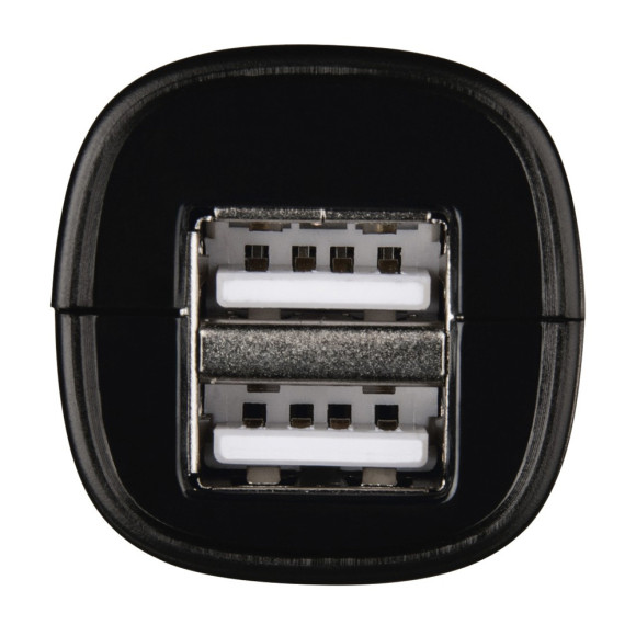Автомобильное зар./устр. Hama H-1401660 12W 1.2A+1.2A 2xUSB универсальное черный (00173624)