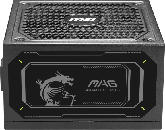 Блок питания MSI ATX 1000W MAG A1000GL PCIE5 80+ gold (20+4pin) APFC 135mm fan 15xSATA Cab Manag RTL