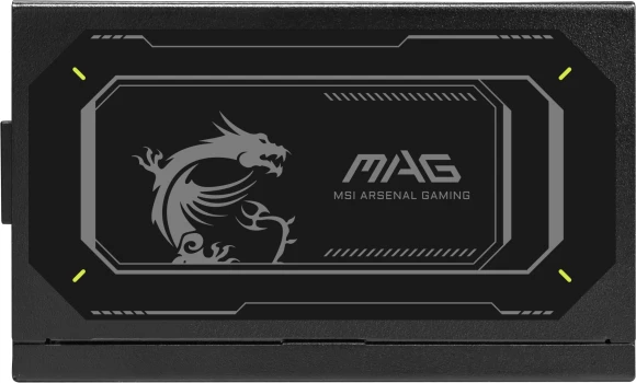 Блок питания MSI ATX 1000W MAG A1000GL PCIE5 80+ gold (20+4pin) APFC 135mm fan 15xSATA Cab Manag RTL