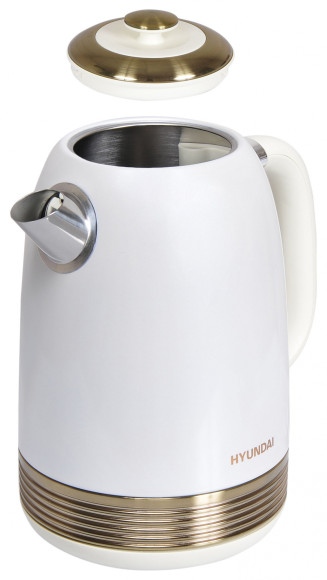 Чайник электрический Hyundai HYK-S4500 1.7л. 2200Вт жемчужный/золотистый корпус: металл/пластик Чайник электрический Hyundai HYK-S4500 1.7л. 2200Вт жемчужный/золотистый корпус: металл/пластик