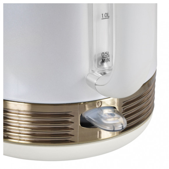 Чайник электрический Hyundai HYK-S4500 1.7л. 2200Вт жемчужный/золотистый корпус: металл/пластик Чайник электрический Hyundai HYK-S4500 1.7л. 2200Вт жемчужный/золотистый корпус: металл/пластик