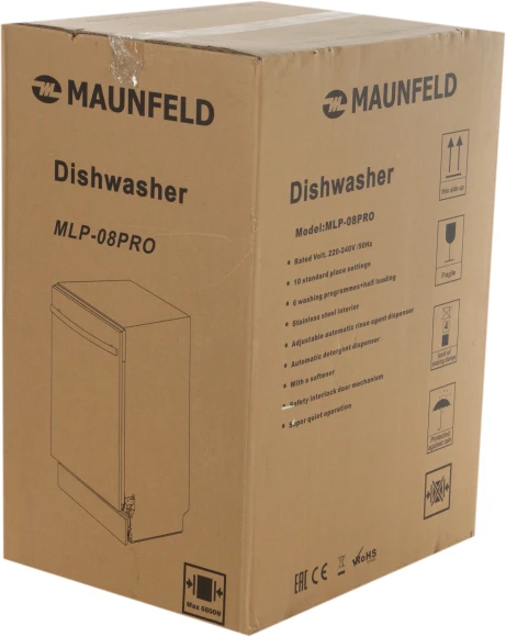 Посудомоечная машина встраив. Maunfeld MLP-08PRO 2100Вт узкая Посудомоечная машина встраив. Maunfeld MLP-08PRO 2100Вт узкая