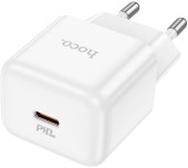 Сетевое зар./устр. Hoco N32 Glory White 30W 3A+2A+1.5A (PD+QC+AFC) USB Type-C универсальное белый Сетевое зар./устр. Hoco N32 Glory White 30W 3A+2A+1.5A (PD+QC+AFC) USB Type-C универсальное белый