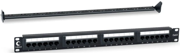 Патч-панель Cabeus PLCOL-24-Cat.5e-Dual 19" 1U 24xRJ45 кат.5E UTP