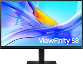 Монитор Samsung 27" ViewFinity S8 S27D804UAIXCI черный IPS LED 5ms 16:9 HDMI матовая HAS Piv 1000:1 350cd 178гр/178гр 3840x2160 60Hz DP 4K USB 6.1кг Монитор Samsung 27" ViewFinity S8 S27D804UAIXCI черный IPS LED 5ms 16:9 HDMI матовая HAS Piv 1000:1 350cd 178гр/178гр 3840x2160 60Hz DP 4K USB 6.1кг