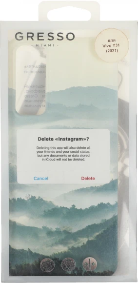 Чехол (клип-кейс) Gresso для Vivo Y31 Air зеленый (GR17AAAE9502)