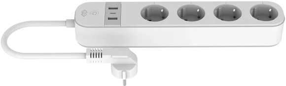 Умная розетка Digma DiPlug Strip 55 EU Wi-Fi белый (DPS554S)