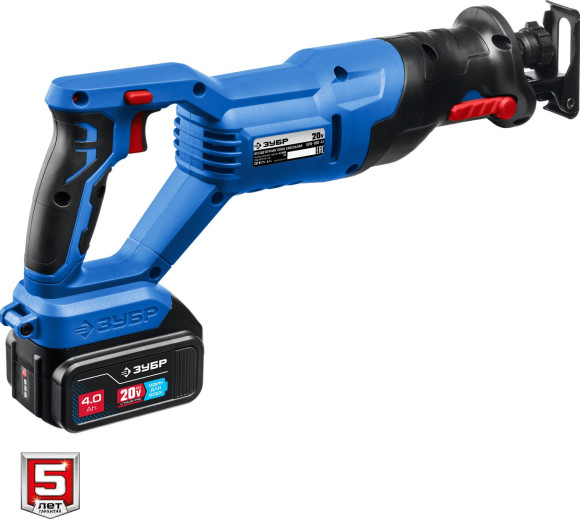 Сабельная пила Зубр Профессионал SPB-180-41 аккум. 2600ход/мин Сабельная пила Зубр Профессионал SPB-180-41 аккум. 2600ход/мин