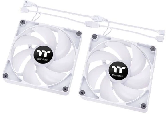 Вентилятор для корпуса Thermaltake CT120 Sync ARGB 120х120x25 белый 4-pin 25.8дБ (упак.:2шт) (CL-F153-PL12SW-A) Ret