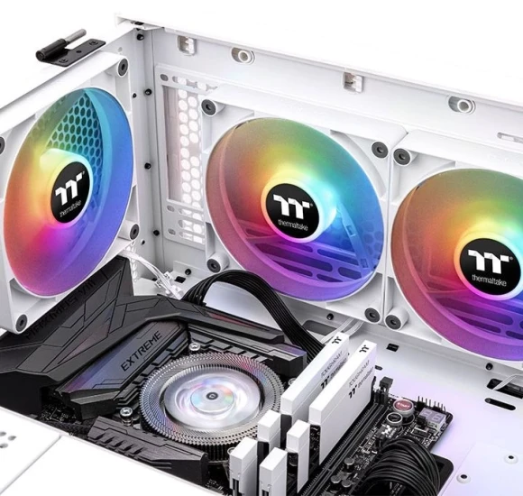 Вентилятор для корпуса Thermaltake CT120 Sync ARGB 120х120x25 белый 4-pin 25.8дБ (упак.:2шт) (CL-F153-PL12SW-A) Ret