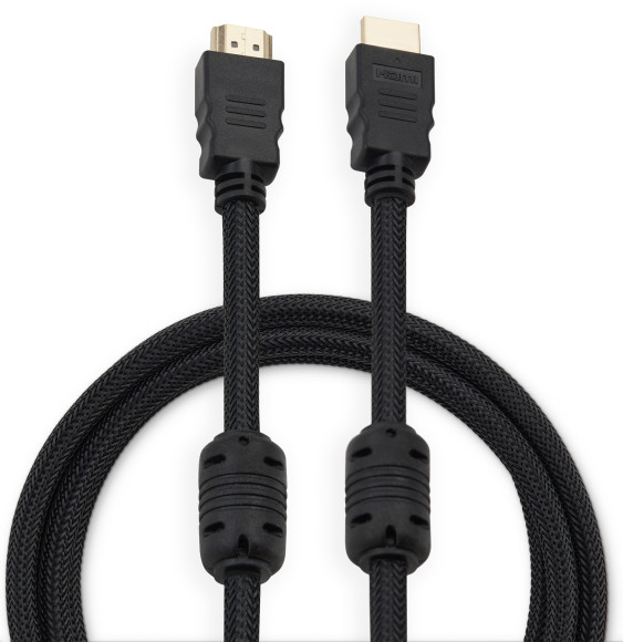 Кабель аудио-видео Buro HDMI (m)/HDMI (m) 2м. феррит.кольца позолоч.конт. черный (HDMI-V1.4-2MC) Кабель аудио-видео Buro HDMI (m)/HDMI (m) 2м. феррит.кольца позолоч.конт. черный (HDMI-V1.4-2MC)